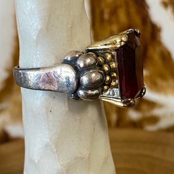 Swarovski Red Silver Ring - Picture 2 of 2